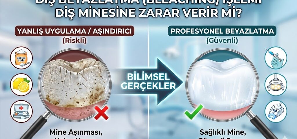 Diş Beyazlatma İşlemi Diş Minesine Zarar Verir mi