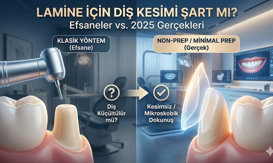 Lamine Diş Yaptırmak İçin Dişlerin Kesilmesi Şart mı