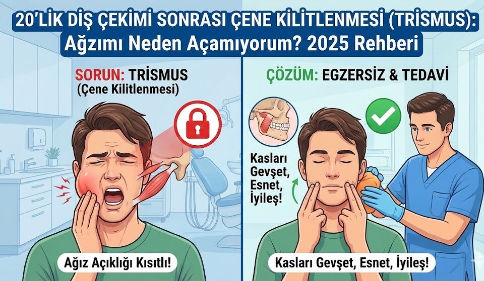 20'lik Diş Çekimi Sonrası Çene Kilitlenmesi (Trismus)