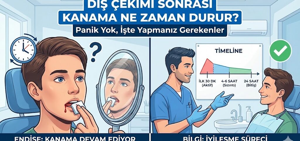Diş Çekimi Sonrası Kanama Ne Zaman Durur