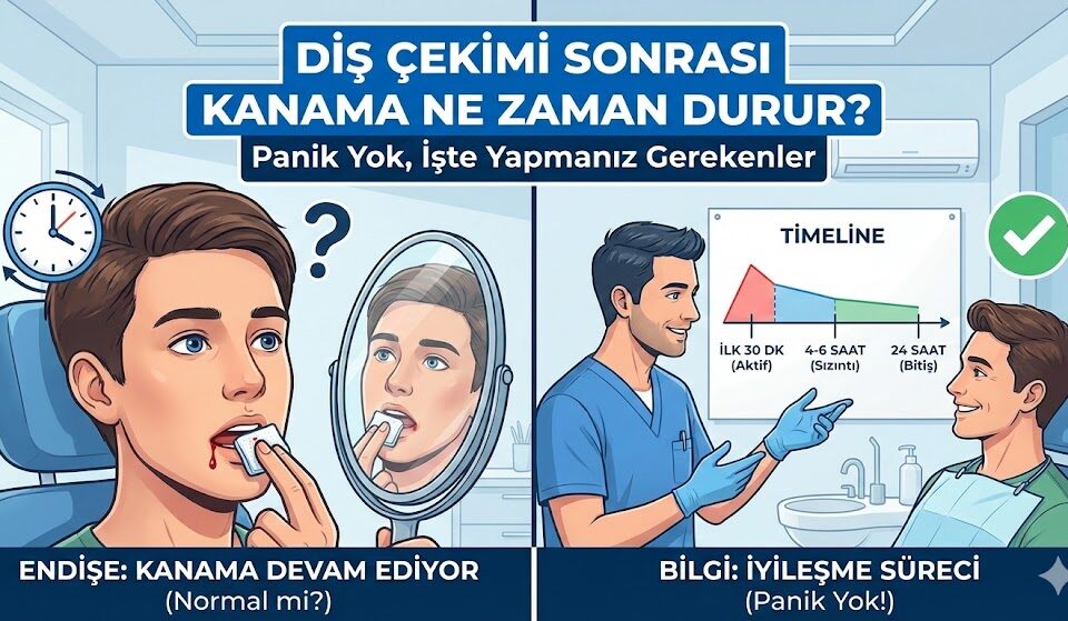 Diş Çekimi Sonrası Kanama Ne Zaman Durur
