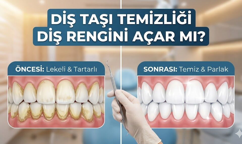 Diş taşı temizliği diş rengini açar mı