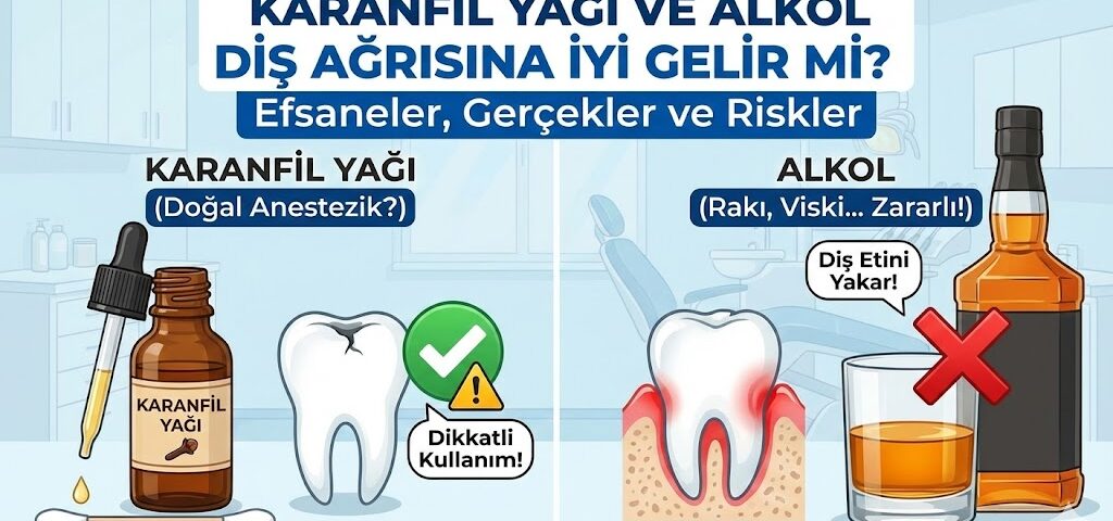 Karanfil Yağı ve Alkol Diş Ağrısına İyi Gelir mi