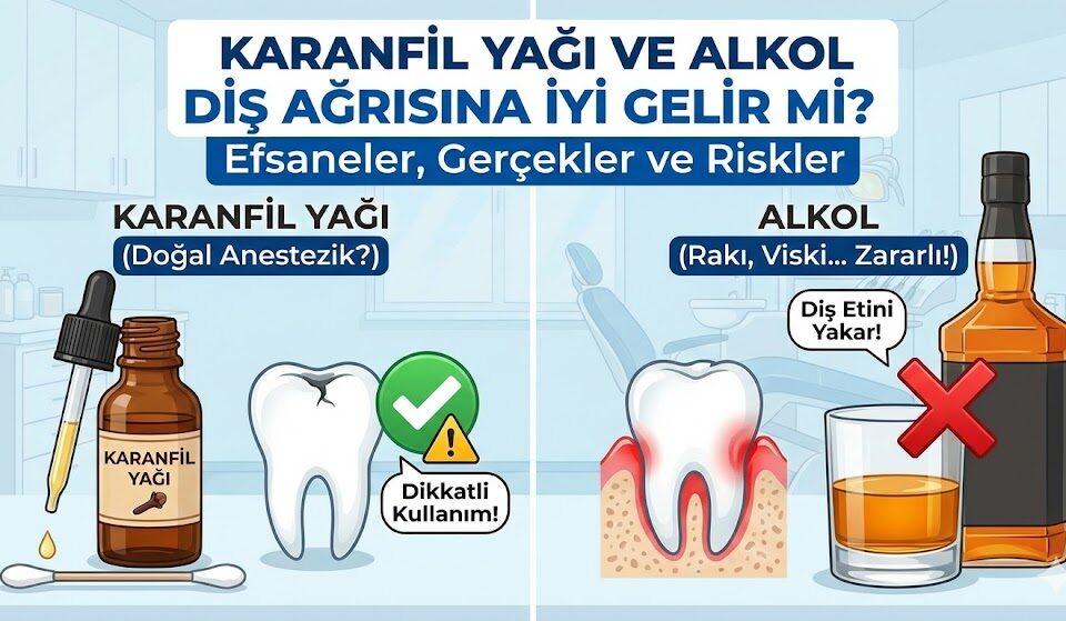 Karanfil Yağı ve Alkol Diş Ağrısına İyi Gelir mi