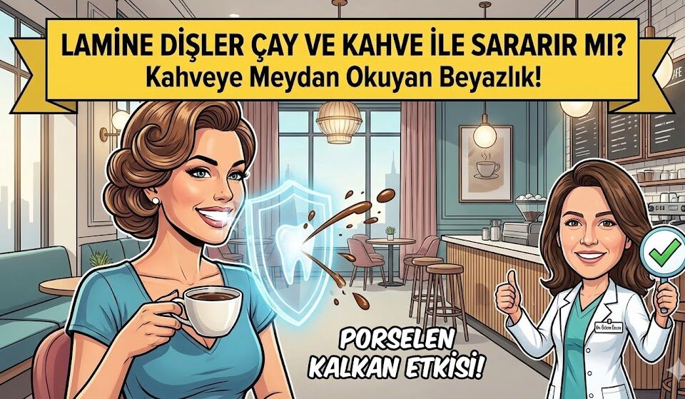 Lamine Dişler Çay ve Kahve ile Sararır mı