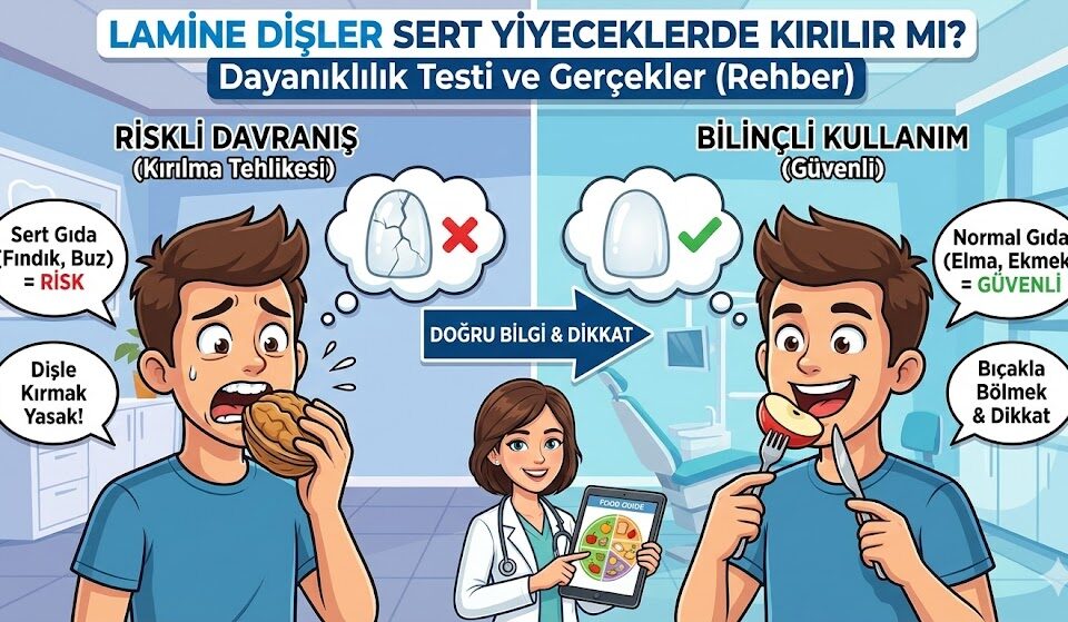 Lamine Dişler Sert Yiyeceklerde Kırılır mı