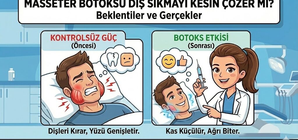 Masseter Botoksu Diş Sıkmayı Kesin Çözer mi