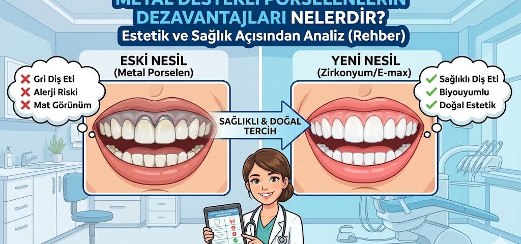 Metal Destekli Porselenlerin Dezavantajları Nelerdir