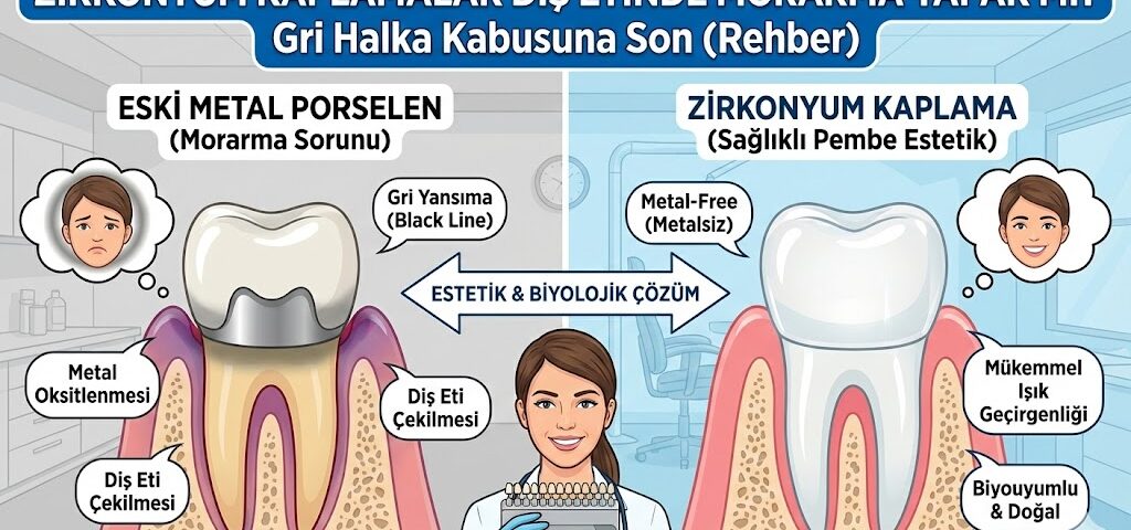 Zirkonyum Kaplamalar Diş Etinde Morarma Yapar mı