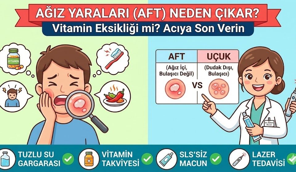 ağız yaraları aft neden çıkar