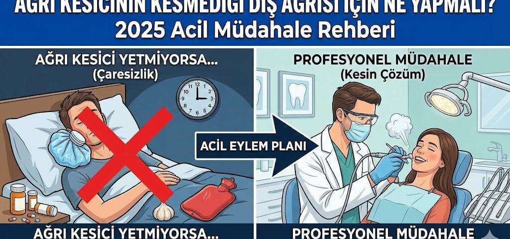 ağrı kesicinin kesmediği diş ağrısı için ne yapmalı