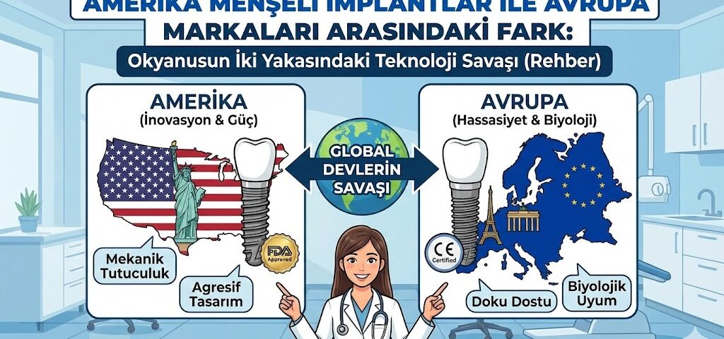 Amerika menşeli implantlar ile Avrupa markaları arasındaki fark