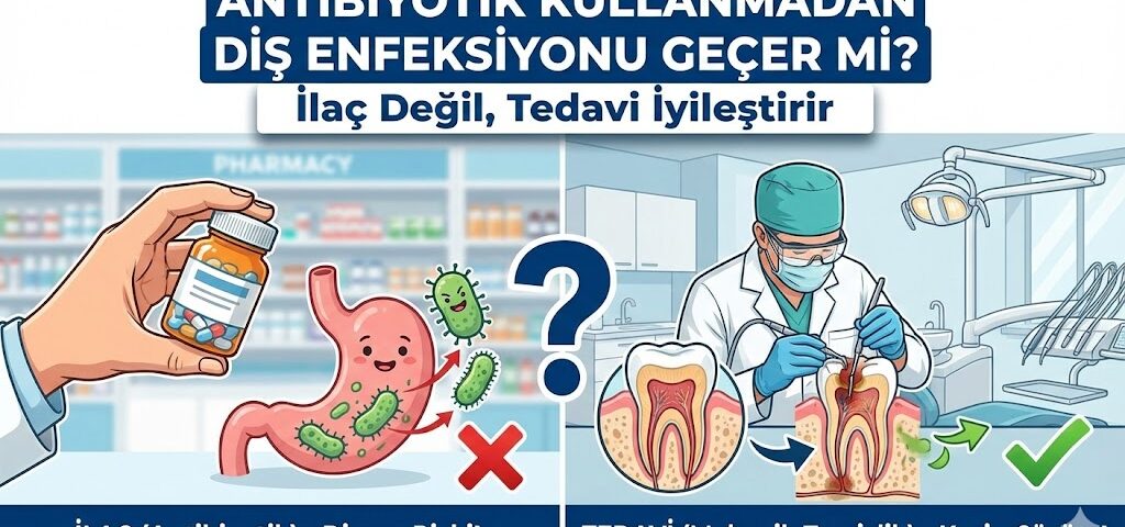 antibiyotik kullanmadan diş enfeksiyonu geçer mi
