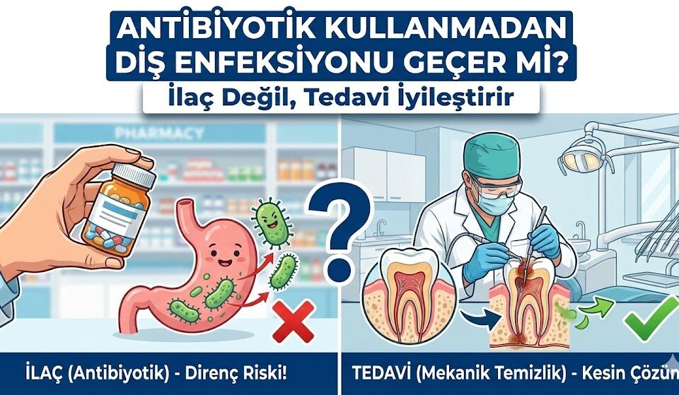 antibiyotik kullanmadan diş enfeksiyonu geçer mi