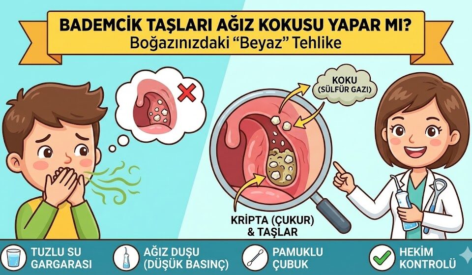 bademcik taşları ağız kokusu yapar mı
