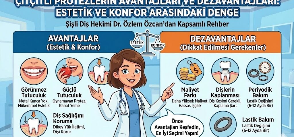 çıtçıtlı protezlerin avantajları ve dezavantajları nelerdir