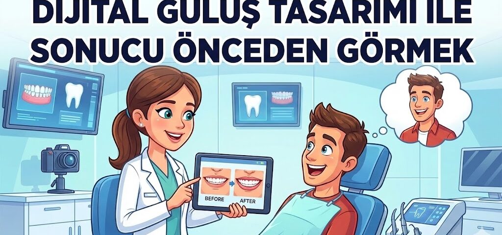 dijital gülüş tasarımı ile sonucu önceden görmek