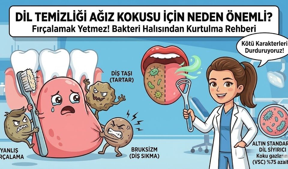 dil temizliği ağız kokusu için neden önemli