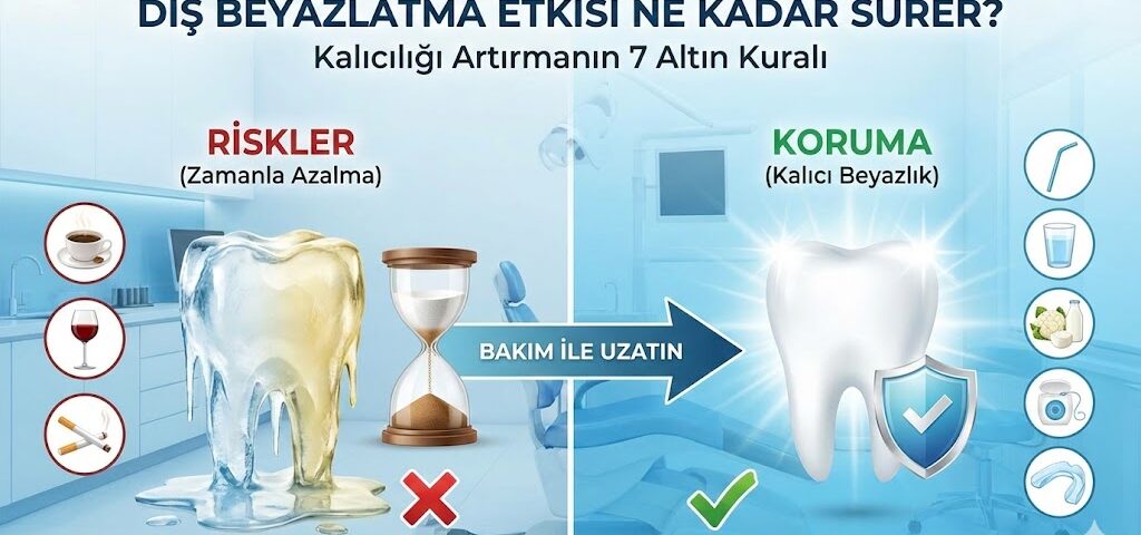 diş beyazlatma etkisi ne kadar sürer