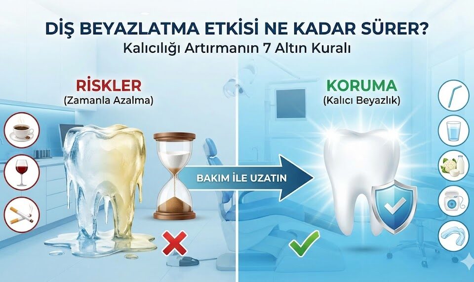 diş beyazlatma etkisi ne kadar sürer