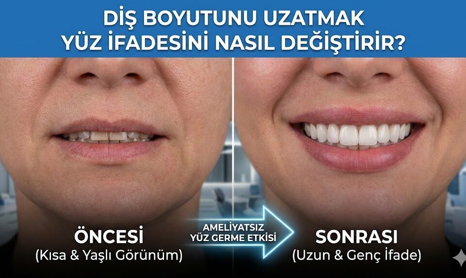 diş boyutunu uzatmak