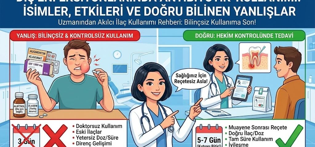 diş enfeksiyonu için antibiyotik kullanımı