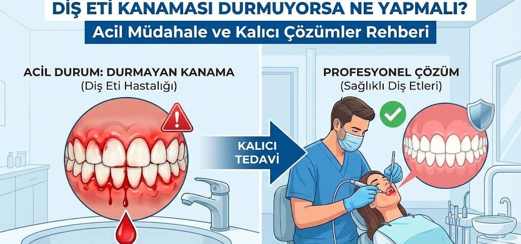 diş eti kanaması durmuyorsa ne yapmalı