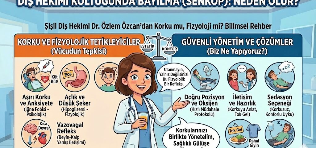 diş hekimi koltuğunda bayılma