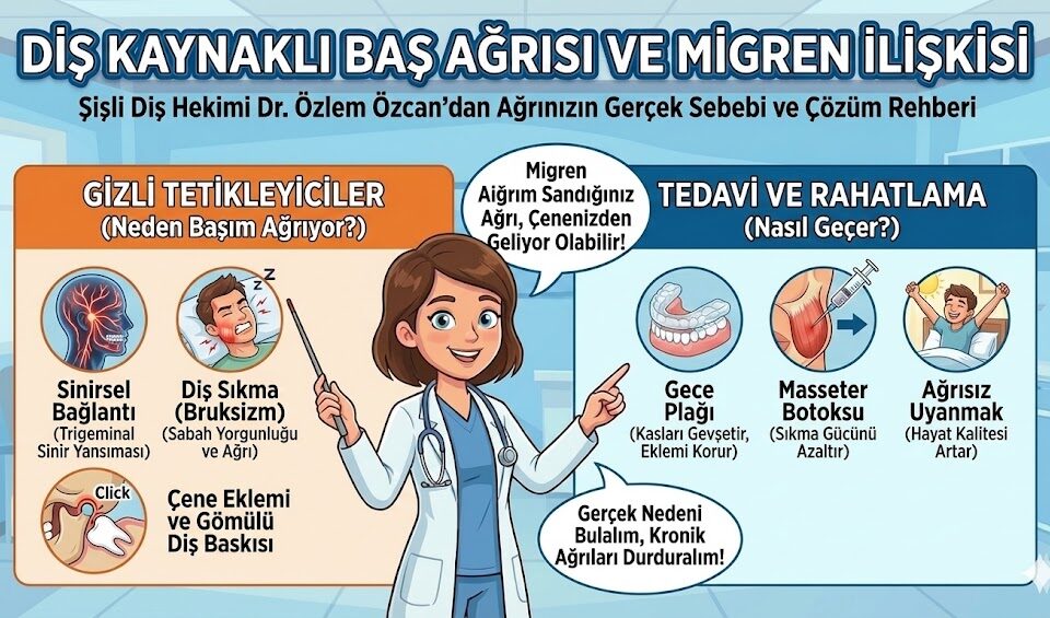Diş Kaynaklı Baş Ağrısı ve Migren İlişkisi