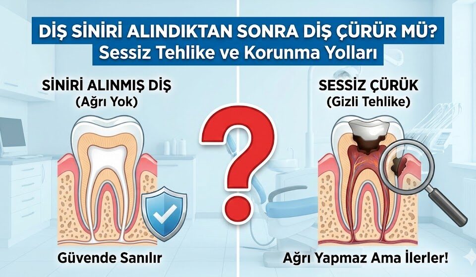 diş siniri alındıktan sonra diş çürür mü