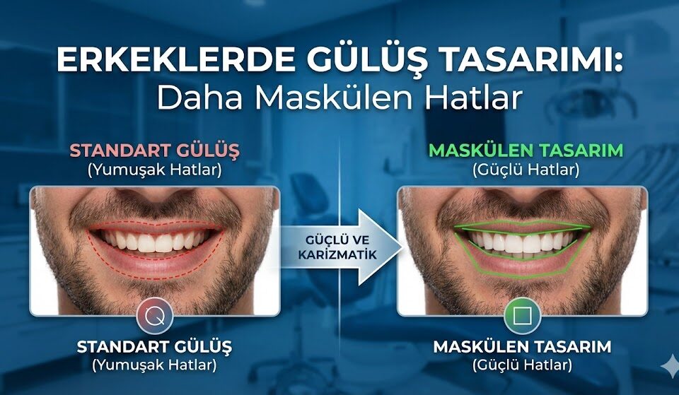 erkeklerde gülüş tasarımı