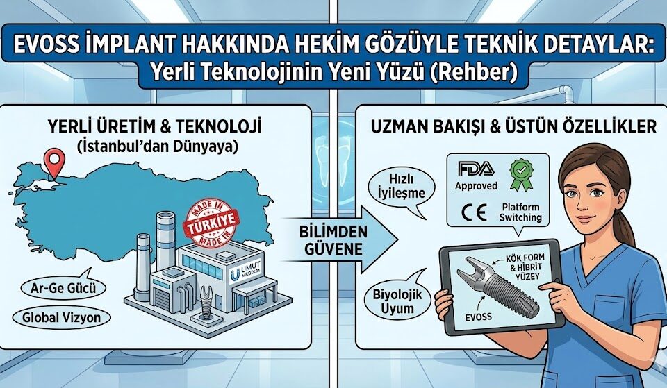 evoss implant hakkında hekim gözüyle teknik detaylar