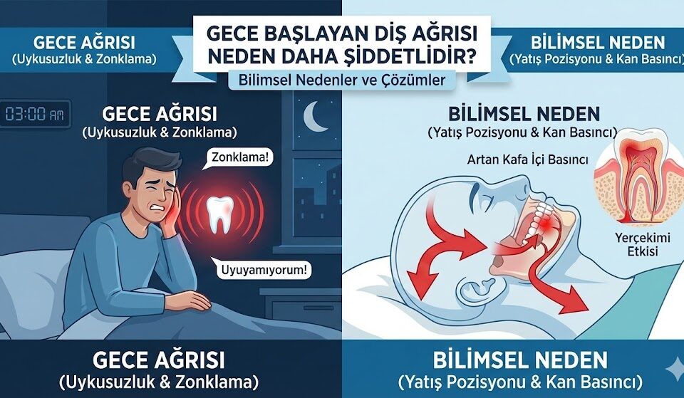 gece başlayan diş ağrısı