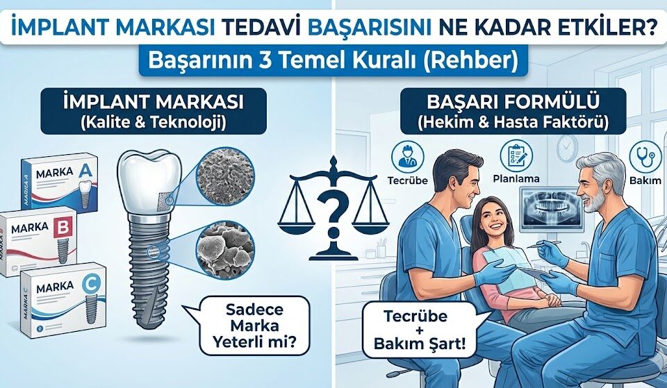 implant markası tedavi başarısını ne kadar etkiler