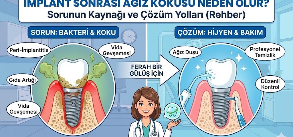 İmplant Sonrası Ağız Kokusu Neden Olur