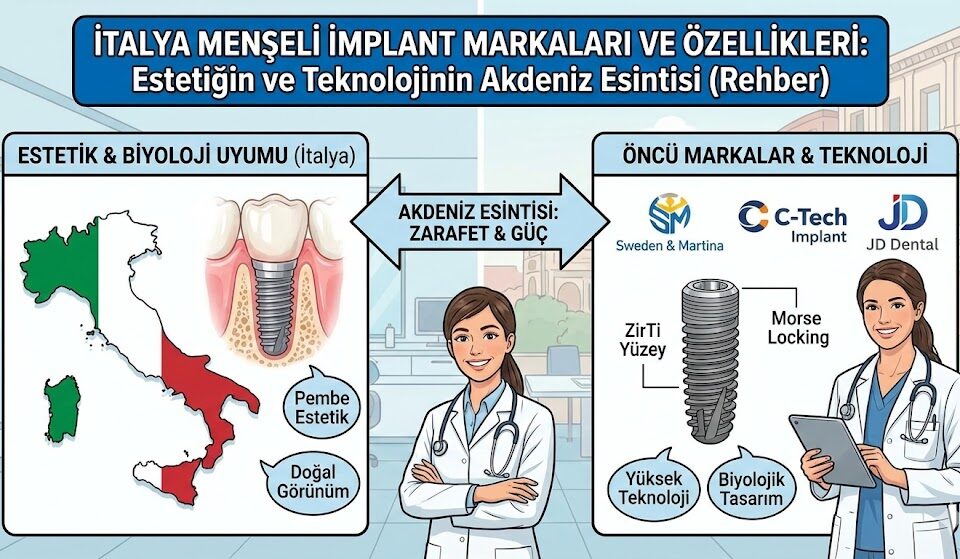 İtalya Menşeli İmplant Markaları ve Özellikleri