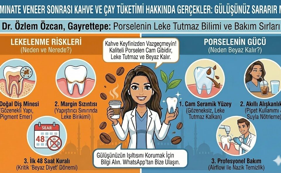 laminate veneer sonrası kahve ve çay tüketimi hakkında gerçekler