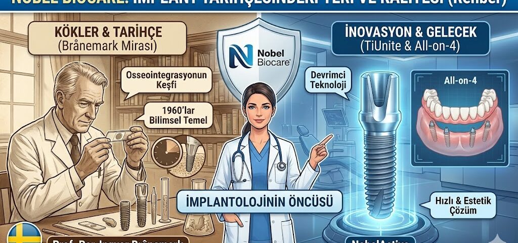 nobel biocare implant tarihçesindeki yeri ve kalitesi