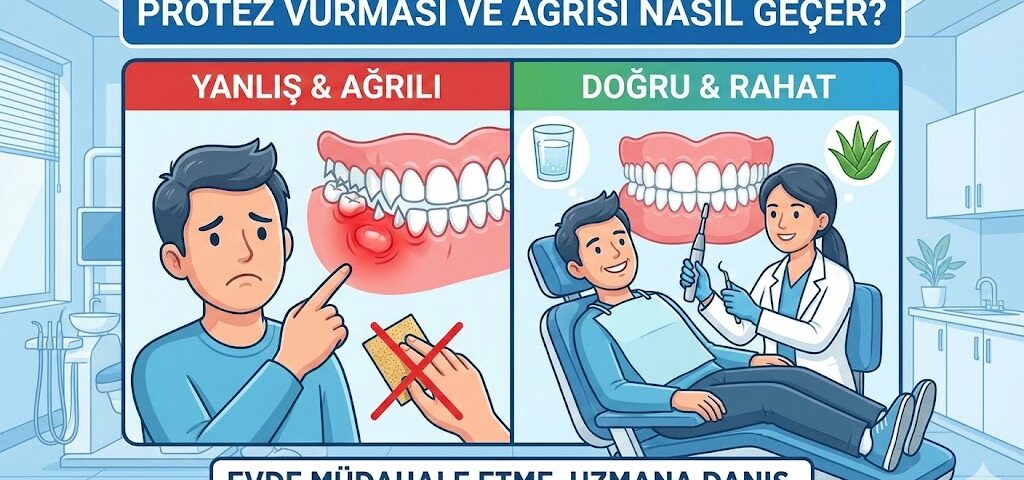protez vurması ve ağrısı nasıl geçer