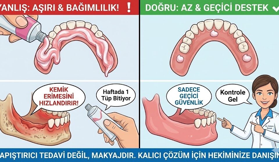 protez yapıştırıcısı kullanmak zararlı mı