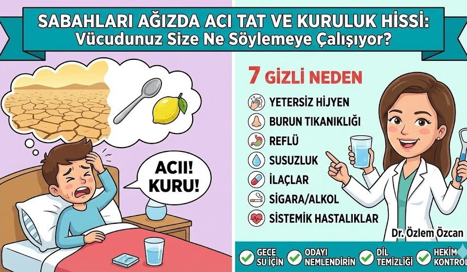 sabahları ağızda acı tat ve kuruluk hissi