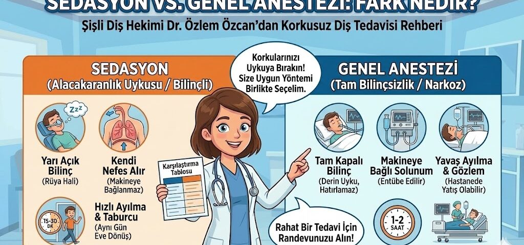 Sedasyon ve Genel Anestezi Arasındaki Fark