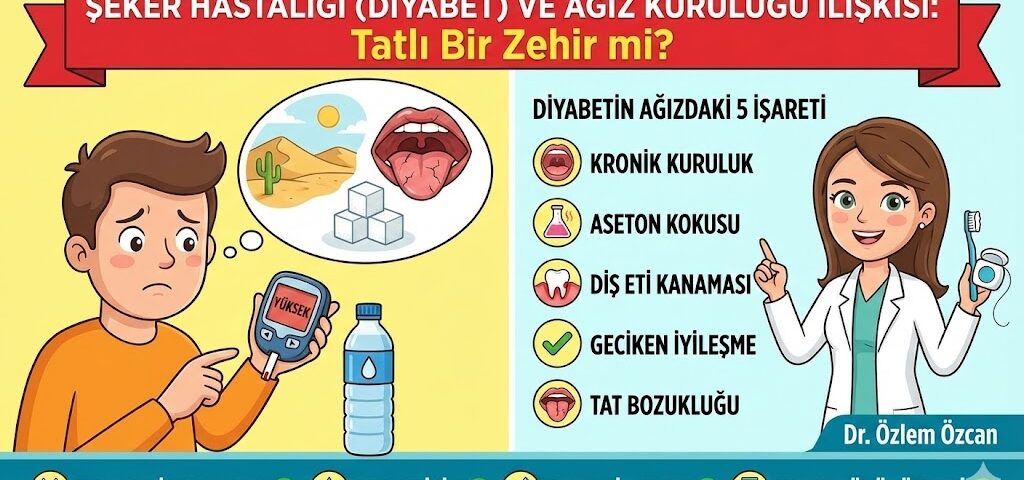 şeker hastalığı ve ağız kuruluğu ilişkisi