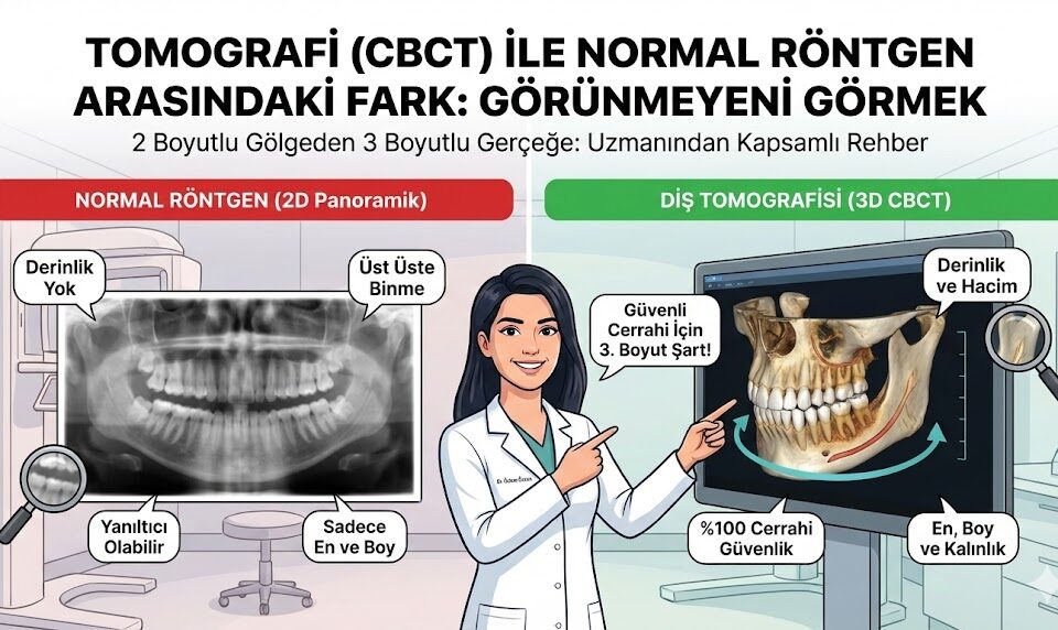 tomografi ile normal röntgen arasındaki fark