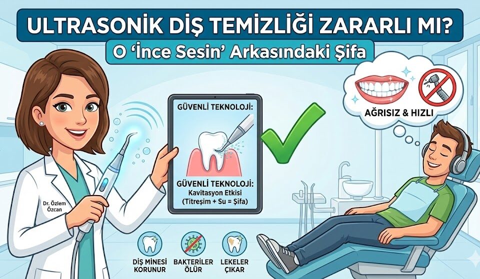 ultrasonik diş temizliği zararlı mı