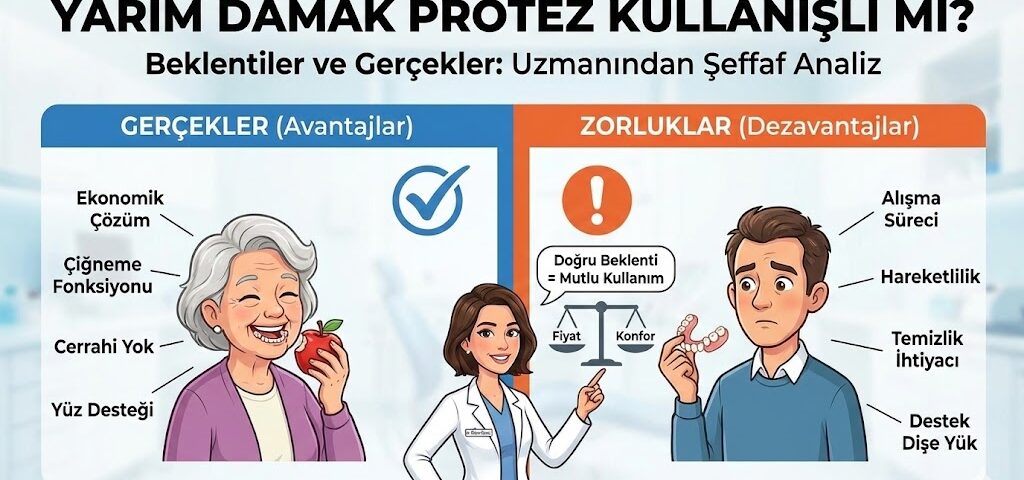 yarım damak protez kullanışlı mı