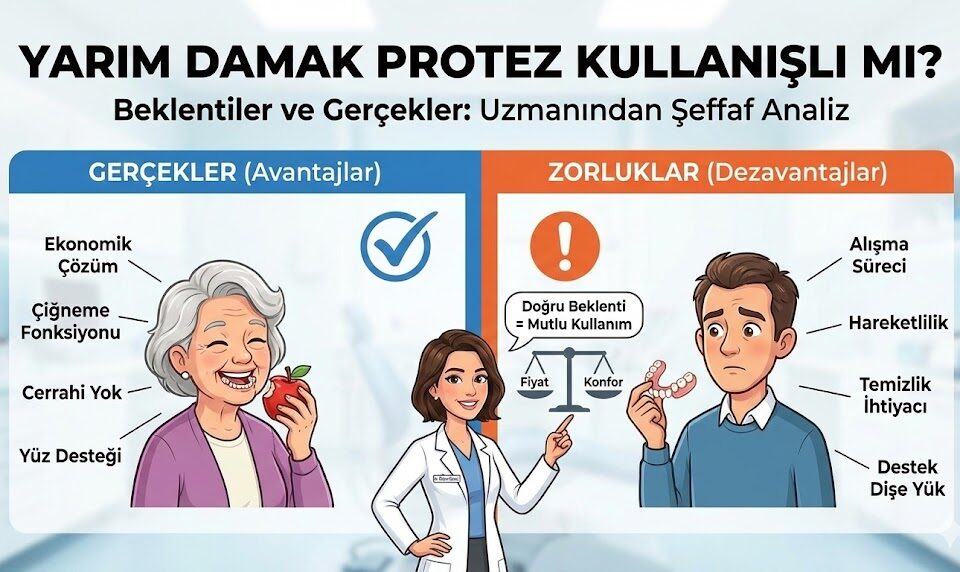 yarım damak protez kullanışlı mı