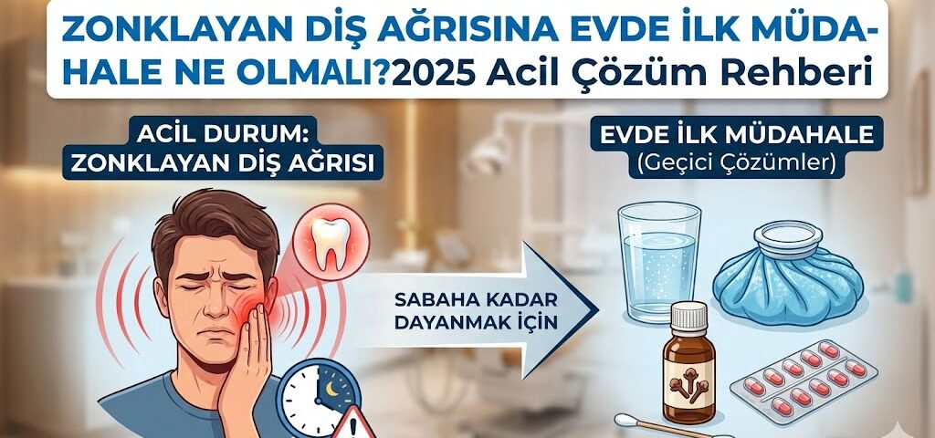 zonklayan diş ağrısına evde ilk müdahale