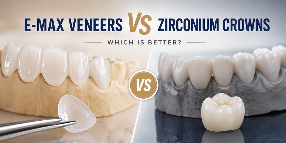 E-Max Veneers vs Zirconium Crowns: Which Is Better