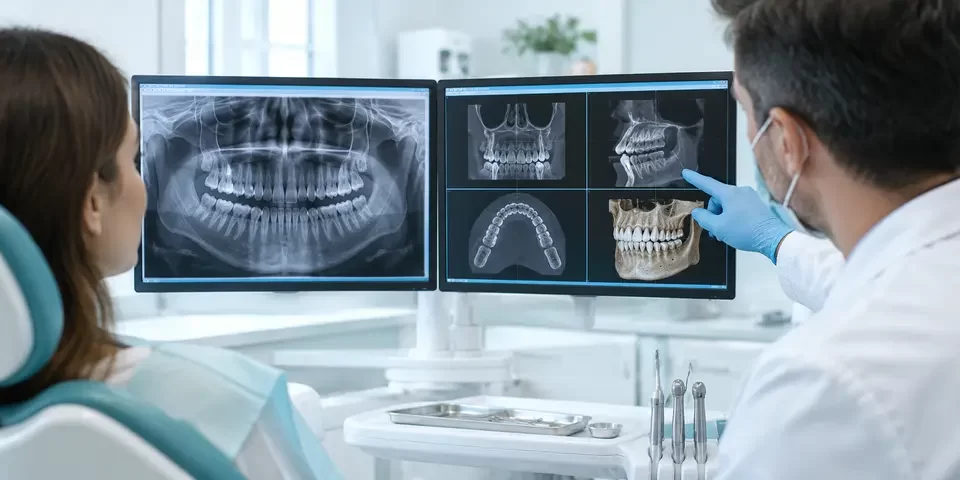 Dental Tomografi (CBCT) ile Normal Röntgen Arasındaki Fark